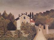 Henri Rousseau Landscape on the Banks of the Oise oil painting reproduction
